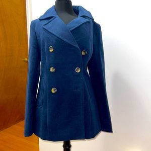 Simply Style Blue Pea Coat